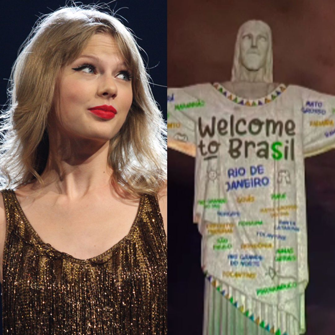 La razón por la que proyectaron un mensaje para Taylor Swift sobre el Cristo Redentor