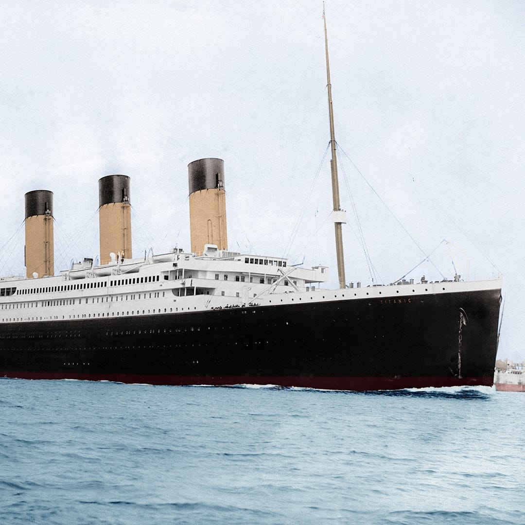 El transatlántico Titanic, donde Santa Faustina casi llega a viajar