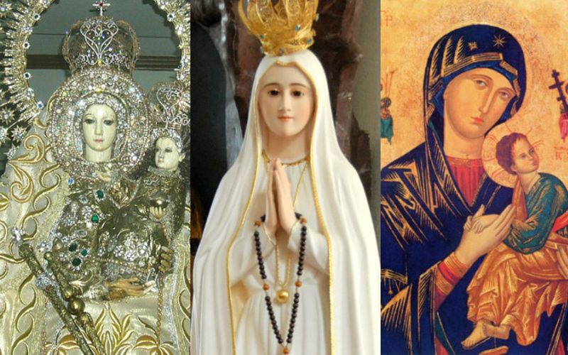 Trivia: ¿Puedes decir el nombre de estas imágenes marianas?