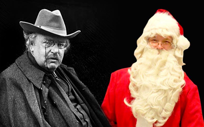 Cuando Chesterton reveló que creía en Santa Claus