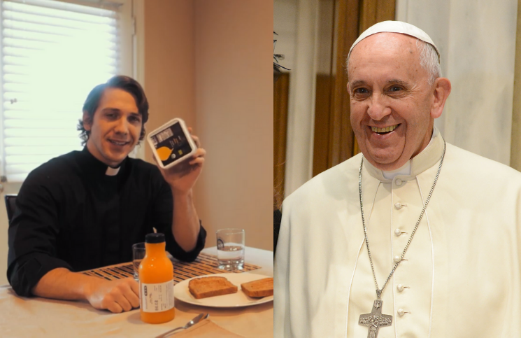 Un día en la vida del Papa: sacerdote vive 24 hs como Francisco
