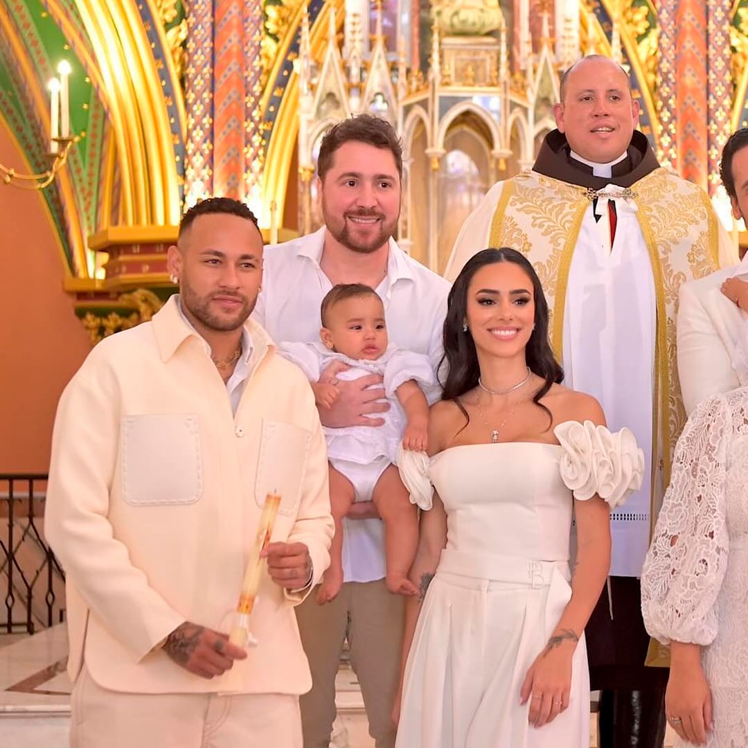 Hija del futbolista Neymar Jr. es bautizada en la Iglesia Católica