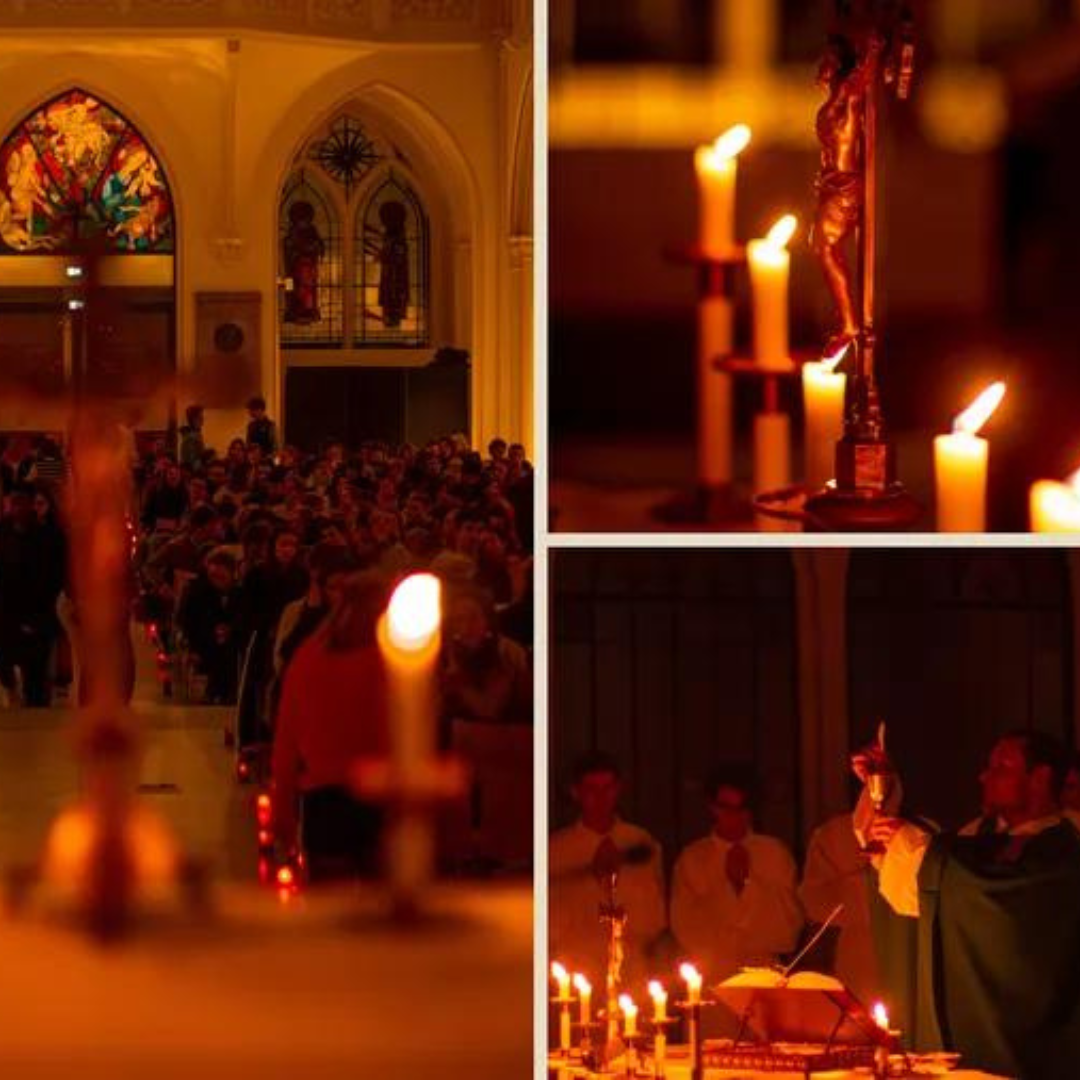 Misa a la luz de las velas, Misa con jóvenes, jóvenes católicos