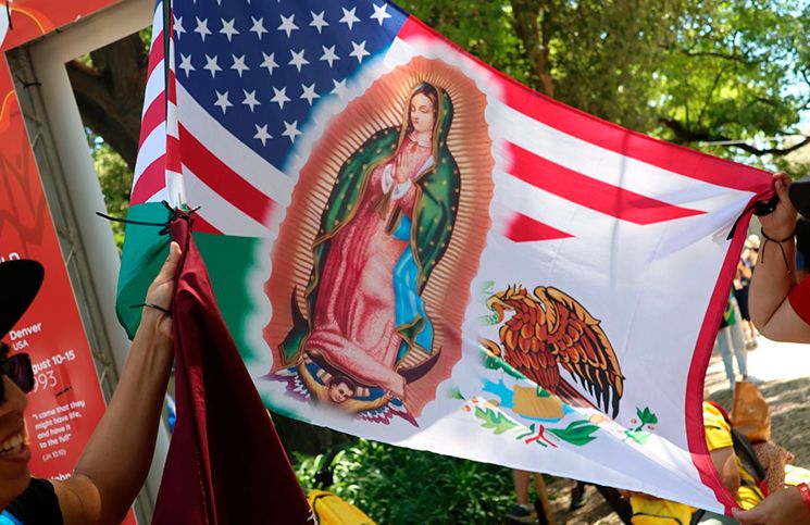 La bandera que hermana Estados Unidos y México en la JMJ Lisboa 2023