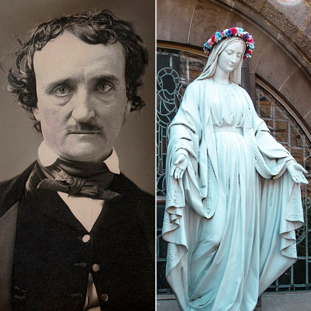 El increíble poema que Edgar Allan Poe le escribió a la Virgen María