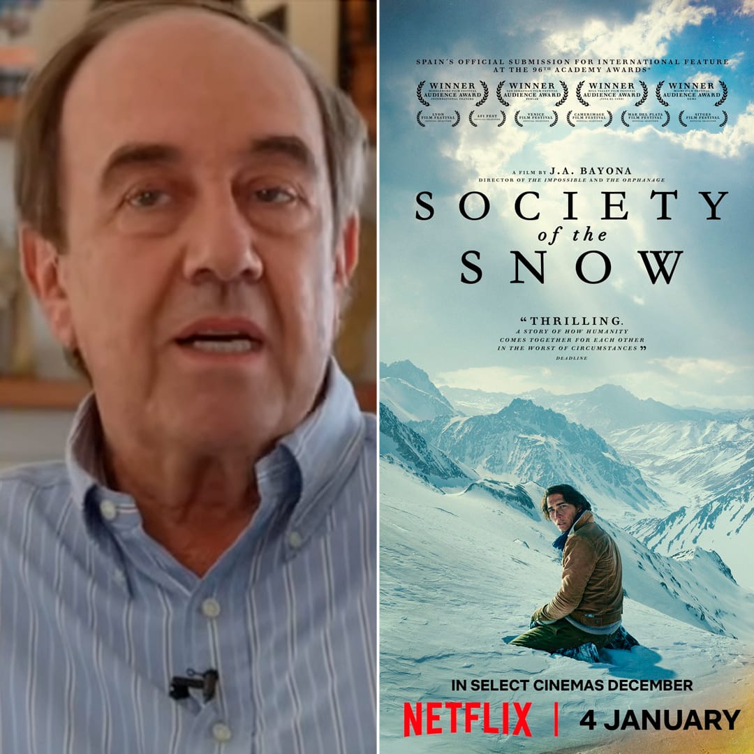 La sociedad de la nieve, Nando Parrado, Fernando Parrado, tragedia de los Andes, Roberto Canessa