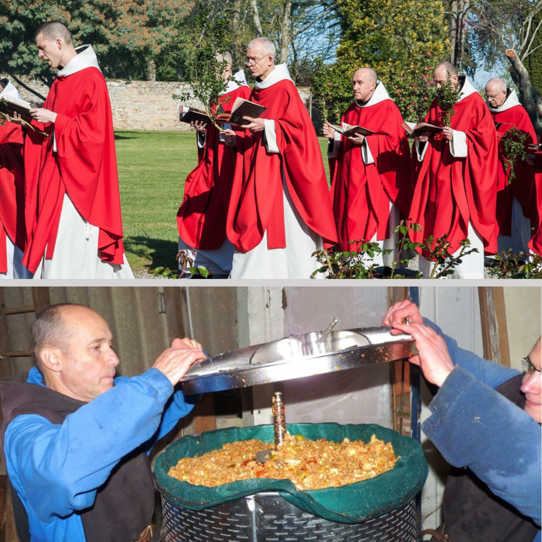 monjes, monjes benedictinos, abadía, vida monástica, canto gregoriano