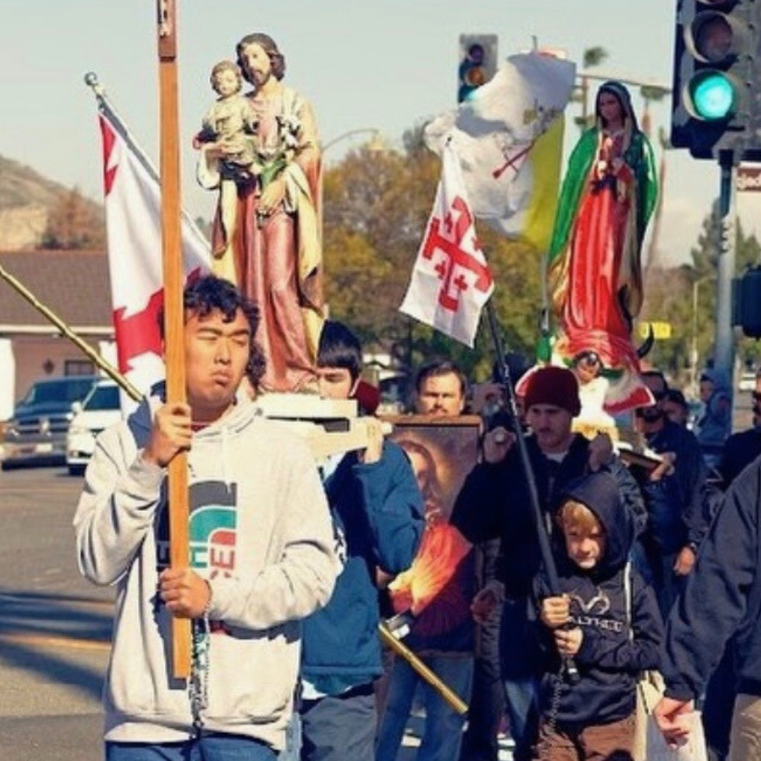 Rosario de Hombres, Rosario en las calles, rezar el Rosario, hombres católicos