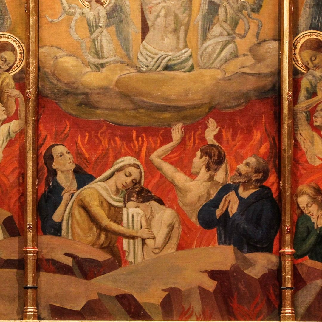 oracion para las almas del purgatorio, almas del purgatorio