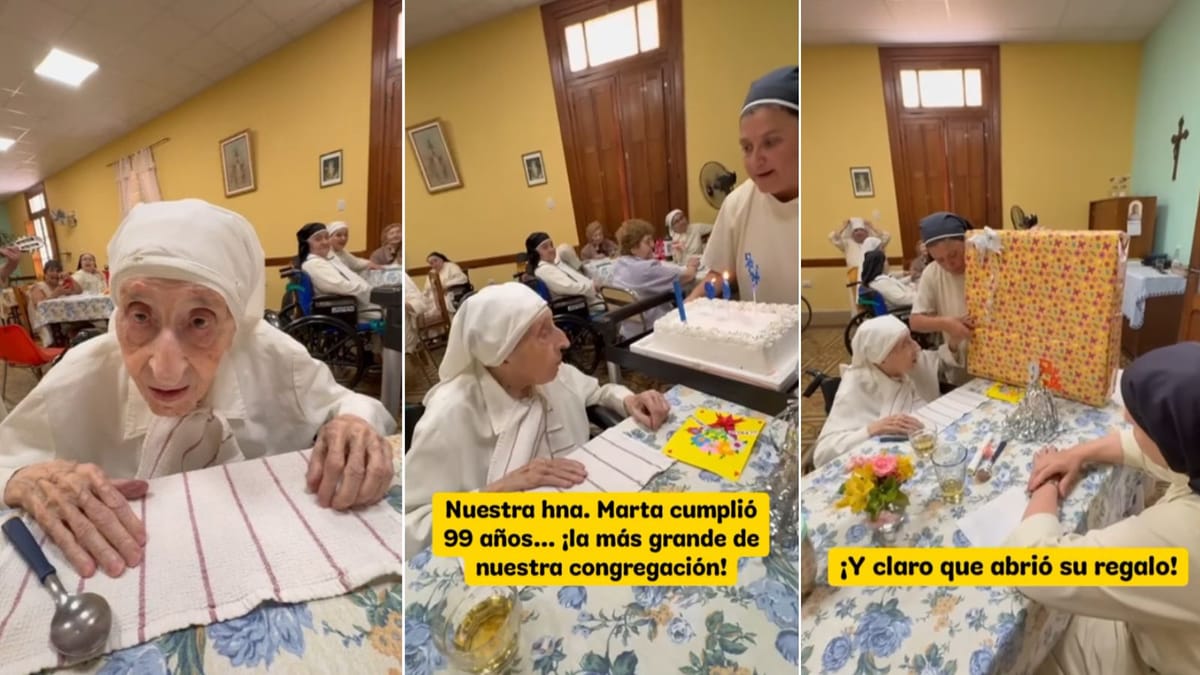 A sus 99 años, esta religiosa deja un hermoso mensaje a su congregación: “Amen mucho a Jesús”