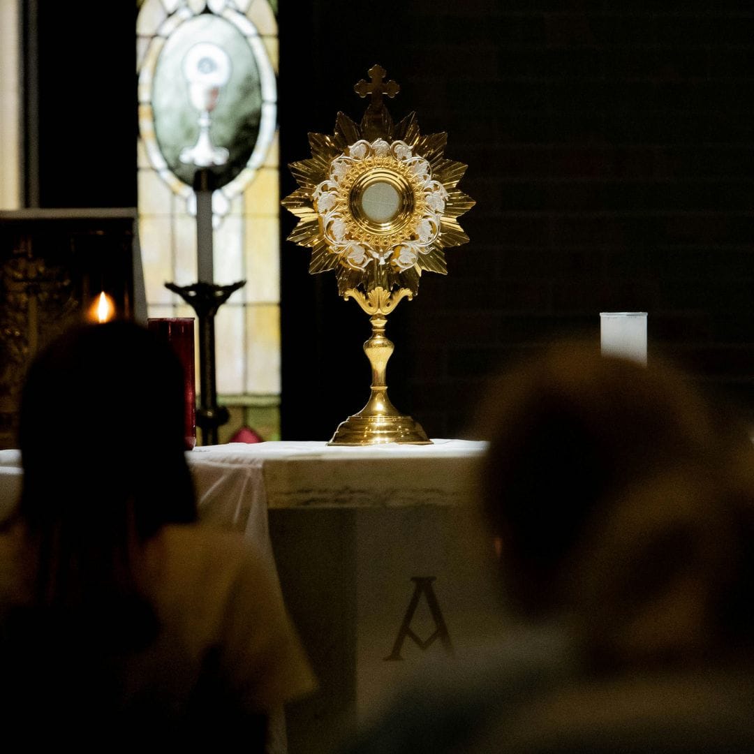 hora santa, eucaristía