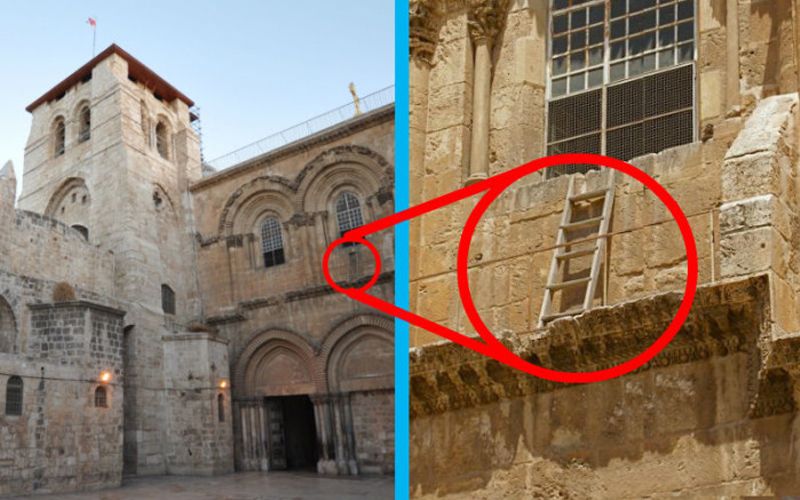 La triste razón por la que nadie ha movido la escalera de esta Iglesia en 300 años