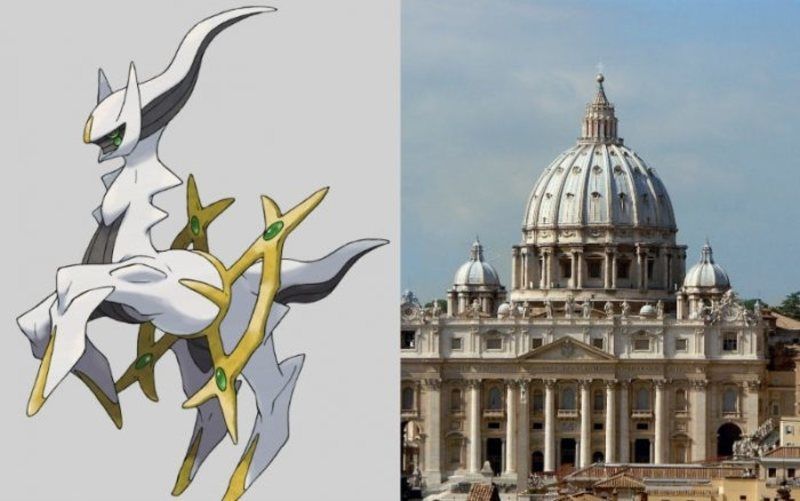 Super raro "dios" Pokémon Arceus está en el Vaticano, según rumores de #PokémonGO