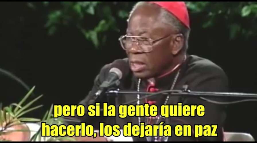 La inteligente respuesta del cardenal Arinze a quienes no se oponen al aborto