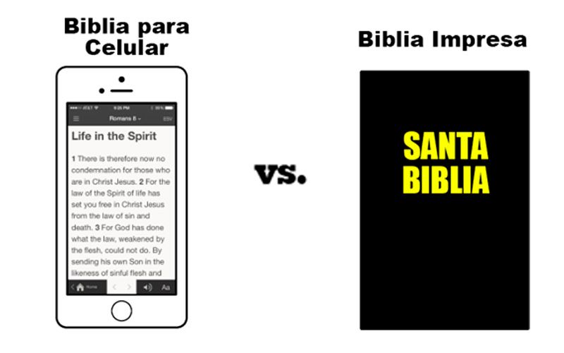 Biblia vs celular