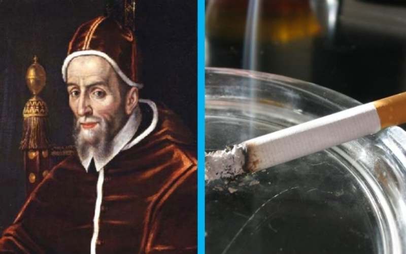 El Papa que prohibió fumar en público bajo pena de excomunión