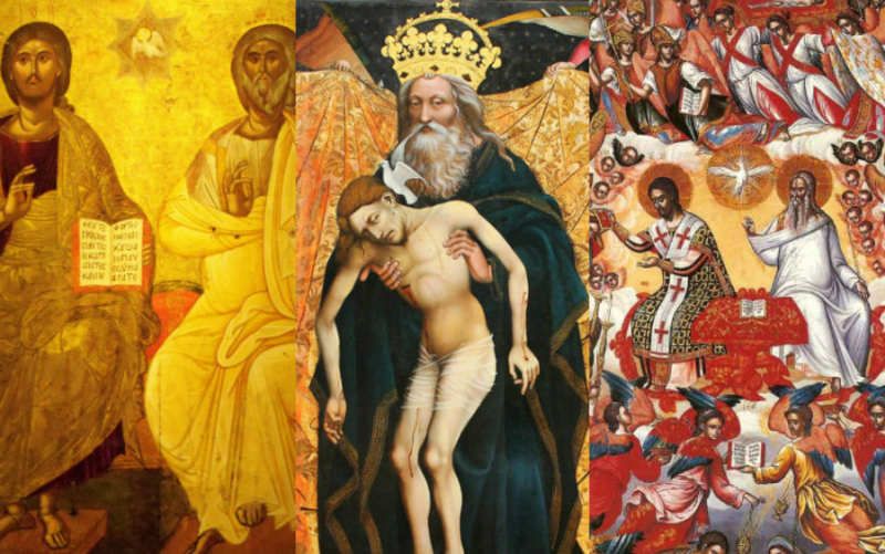 16 hermosas representaciones artísticas de la Santísima Trinidad