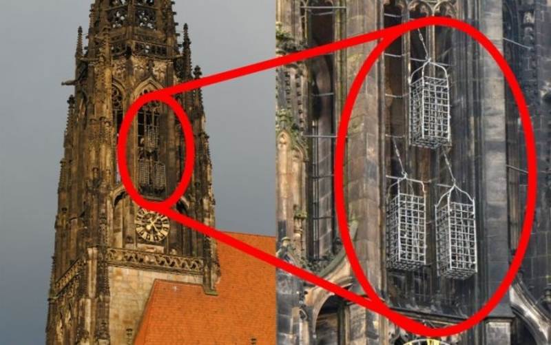 Estas jaulas cuelgan de esta vieja Iglesia desde hace 500 años ¡Entérate por qué!
