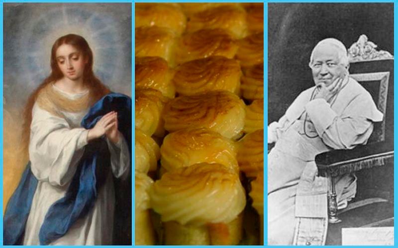 La curiosa historia de un dulce inspirado en la Virgen María y un Papa