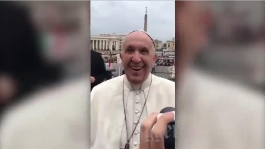 Video: ¿Quieres conseguir novio? Sigue este consejo del Papa Francisco