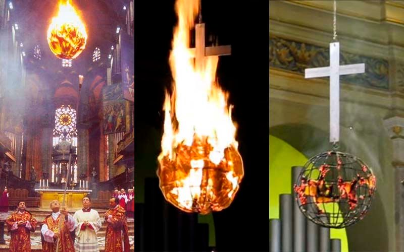 ¿Una bola de fuego en la Iglesia? Conoce el Impresionante Rito del Faro