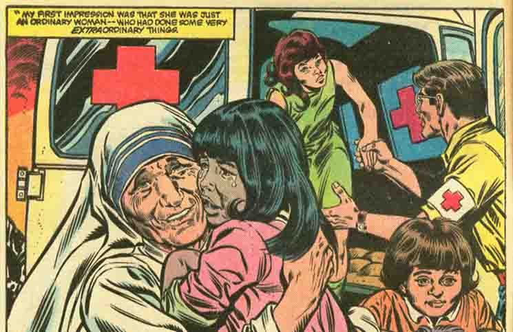 Cuando la Madre Teresa de Calcuta fue “parte” del Universo Marvel