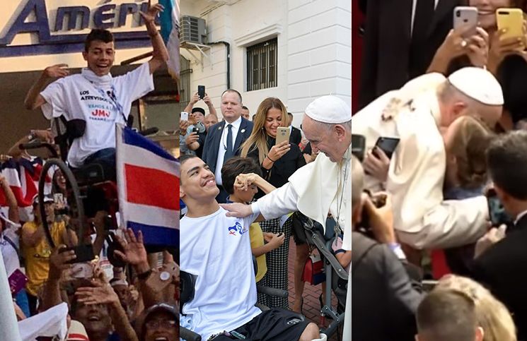 Estos fueron 3 encuentros especiales con el Papa Francisco en la JMJ