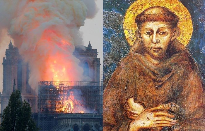 Sacerdote une incendio de Notre Dame a crisis de la Iglesia