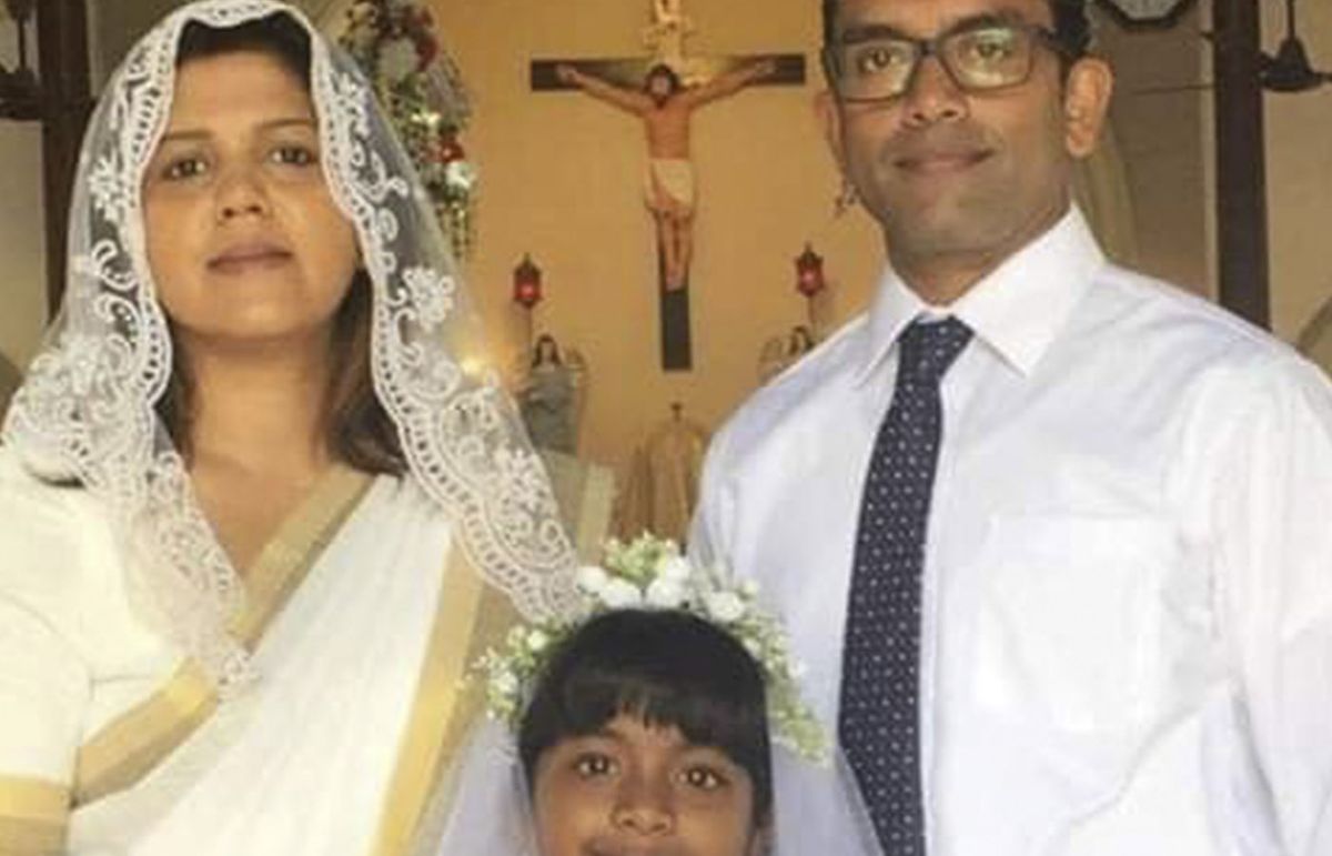 Atentado en Sri Lanka: Fotografía de familia minutos antes del atentado se hace viral
