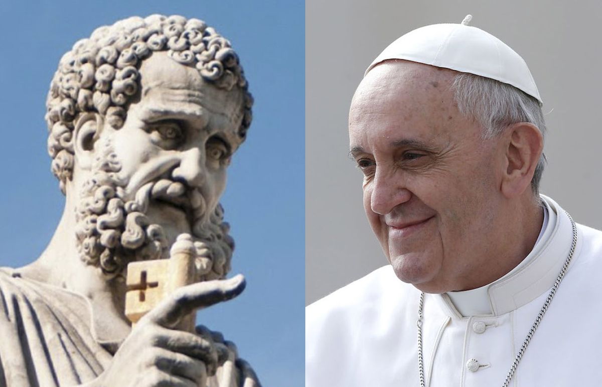 Papa Francisco responde a la broma: “¿Tiene el número telefónico de San Pedro?”
