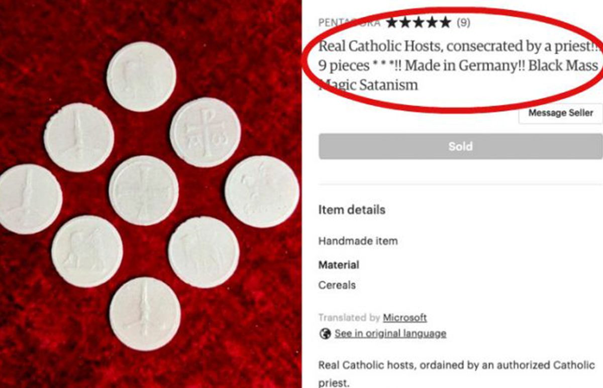 Estados Unidos: tienda web indicó vender hostias consagradas para rituales satánicos