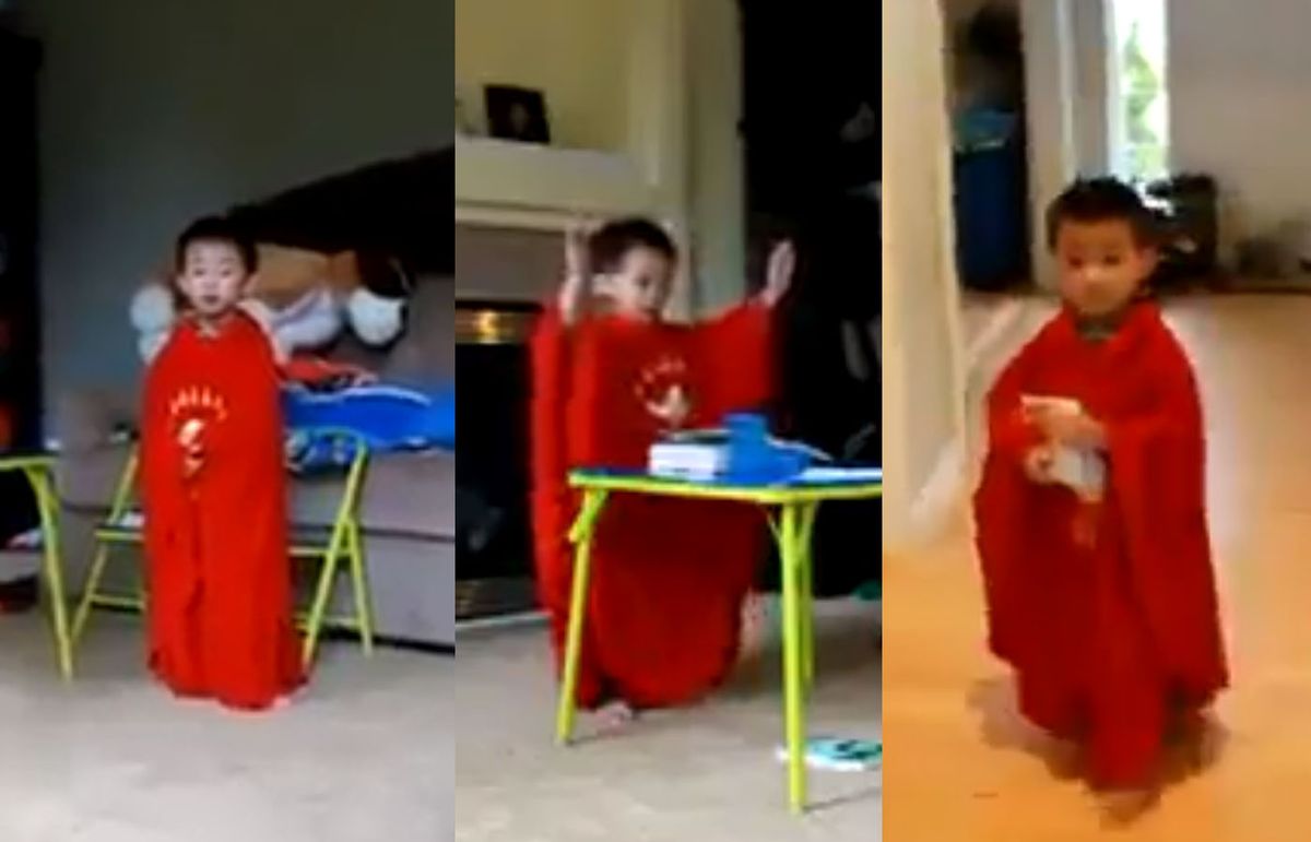 Video Viral: Pequeño niño juega a ser sacerdote y “celebró” Misa en su casa