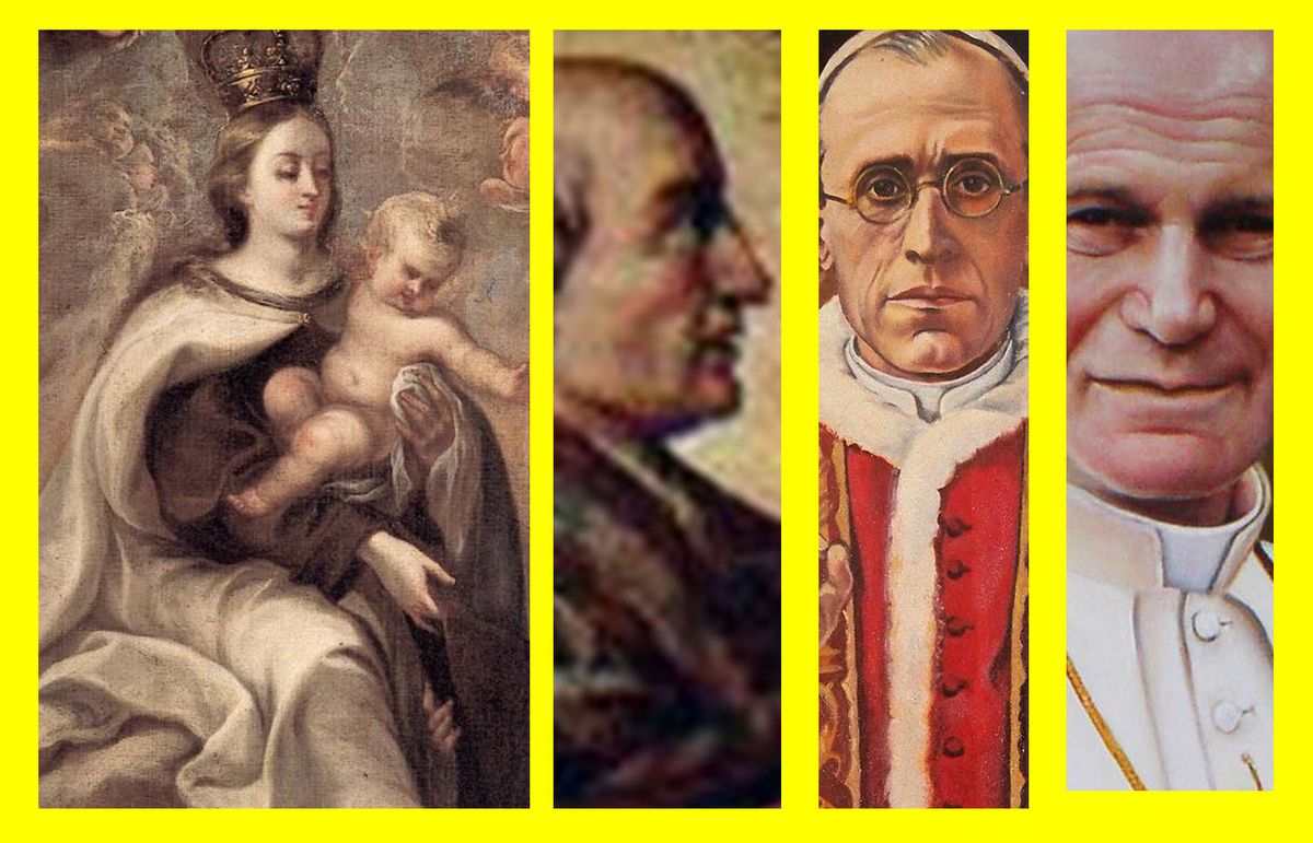 Estos 3 Papas tuvieron una gran devoción a la Virgen del Carmen