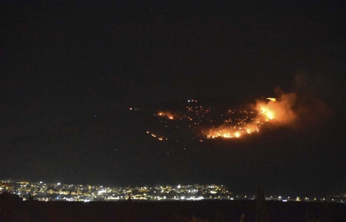 Ocurrió un incendio forestal en el Monte Tabor, lugar donde ocurrió la Transfiguración