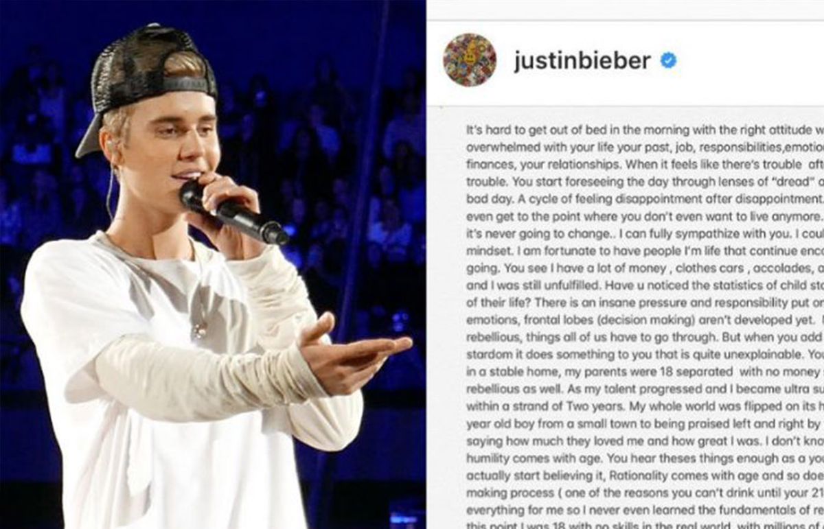 Justin Bieber indicó cómo Dios lo ayudó a vencer su adicción a las drogas