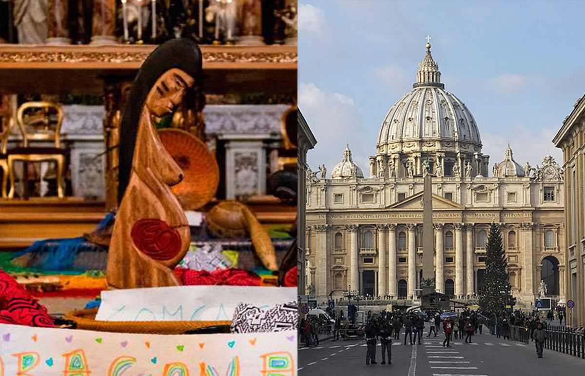 Autoridad del Vaticano se pronuncia sobre la imagen amazónica de la mujer desnuda