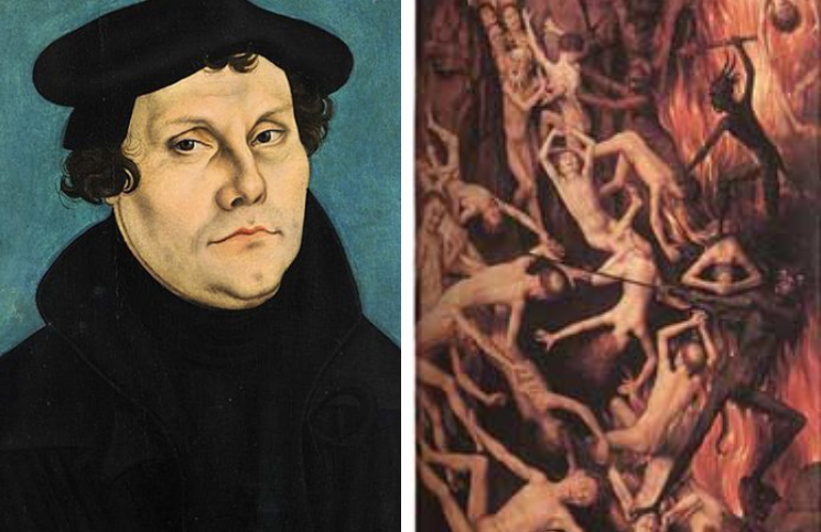 Así fue la terrible visión de una beata de Martín Lutero en el Infierno