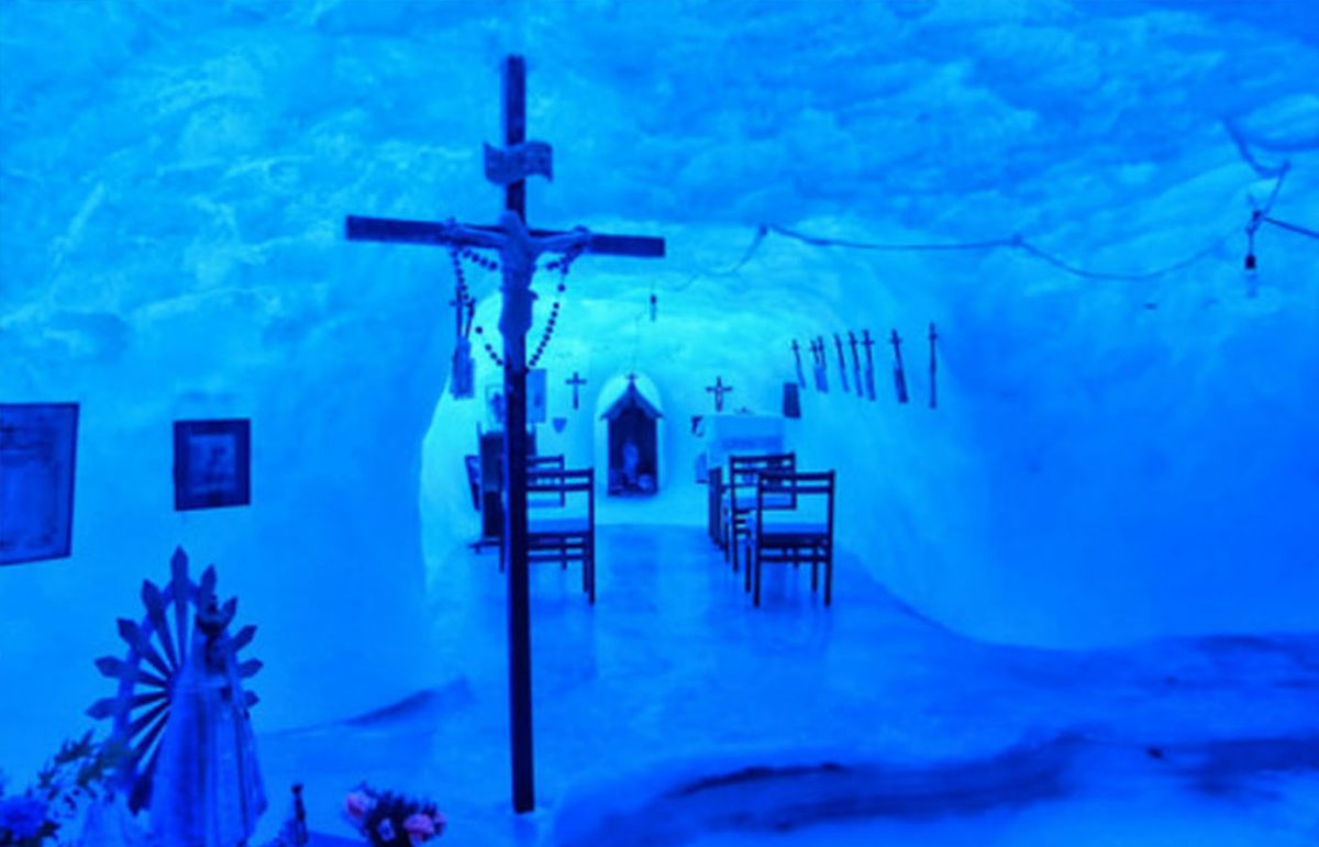 Conoce la iglesia de hielo que queda en el rincón más sureño del mundo