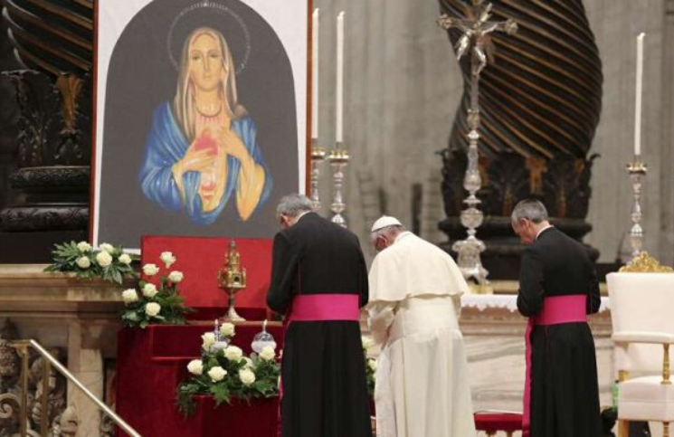El Papa Francisco confía a la Virgen María la protección contra el coronavirus