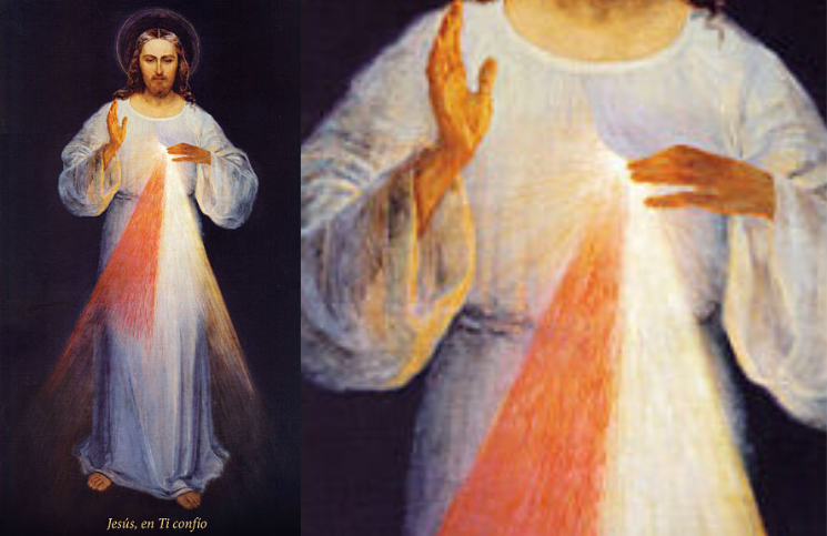 Los secretos de la imagen de Jesús Misericordioso para vivir el domingo de la Divina Misericordia