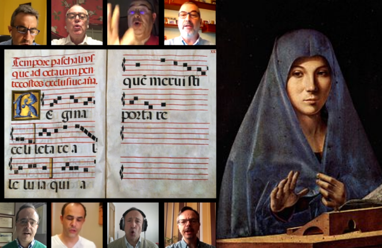 ¡Un canto gregoriano contra el covid-19! Artistas cantan una plegaria a la Virgen