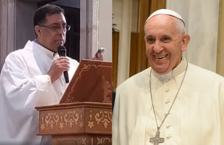 [Video] Suena el móvil del sacerdote en plena misa y... ¡Es el Papa Francisco!