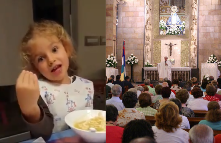 [Video] "¿No puedes ir a ver a Jesús? ¿Y puedes ir al fútbol?", la increíble reflexión de una niña italiana