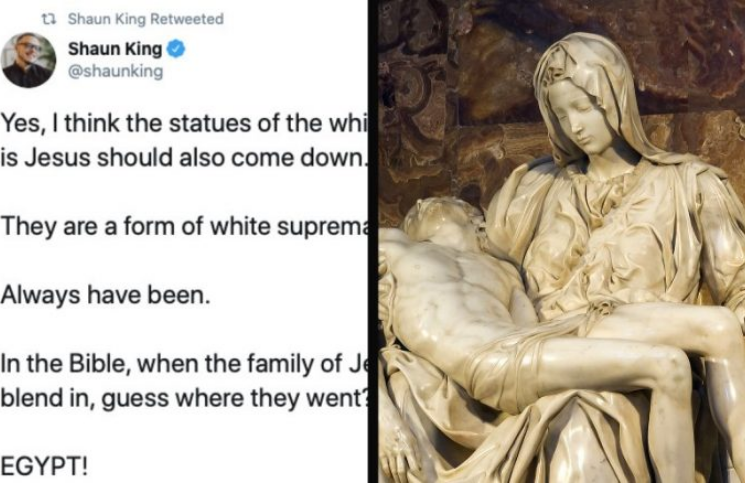 Vocero de Black Lives Matter alienta a destruir imágenes de Jesús y María, un exorcista responde