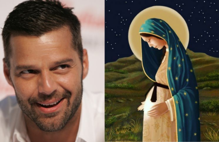 Así le respondió un sacerdote a Ricky Martin cuando comparó a la Virgen con un "vientre de alquiler"