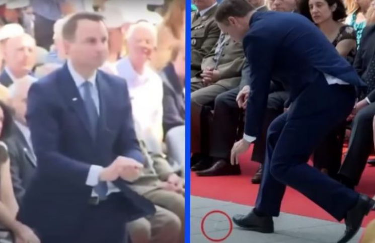 [Video] Cuando el presidente de Polonia se lanzó al suelo para rescatar la Eucaristía del viento