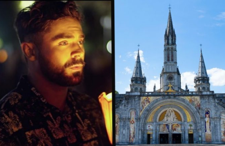 El actor Zac Efron visita el santuario de Lourdes: "Fue realmente alucinante"