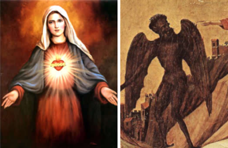 "Satanás se quedará ciego": la revelación de la Virgen sobre las Llamas de Amor de su corazón