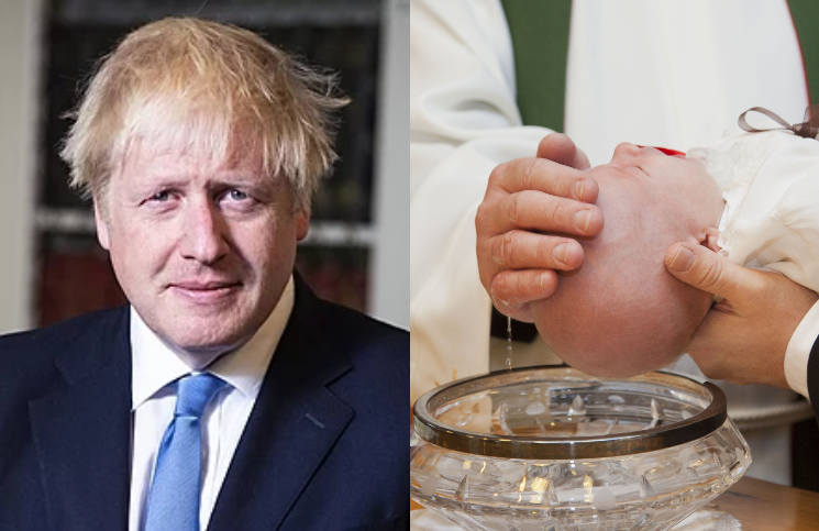Primer Ministro británico rompe con la tradición protestante y bautiza a su hijo como católico