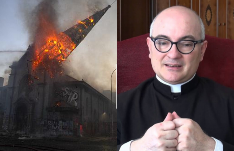 Padre Fortea sobre quema de iglesias: "vamos a vivir tiempos de persecución generalizada"